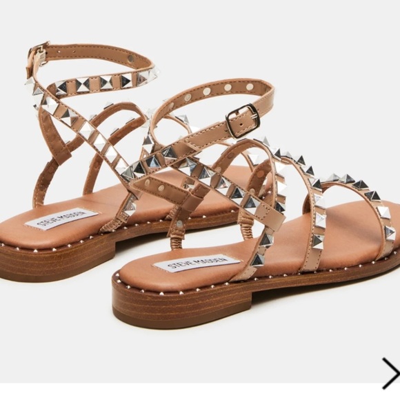 Steve Madden Travel Tan Sandals - Picture 3 of 7